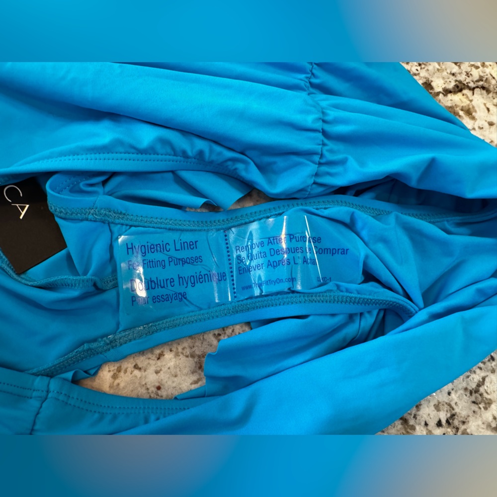 La Blanca Turquoise Tankini Swimsuit - Picture 8 of 11